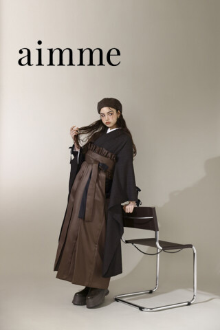 No.13744 aimme　original　leather HAKAMA