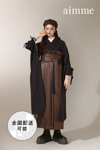 No.13744 aimme　original　leather HAKAMA