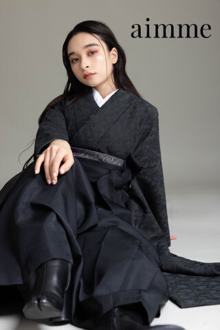 No.13748 aimme　black　HAKAMA