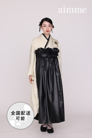 No.14687 アイボリー×黒