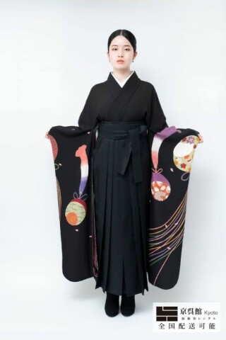 No.13536 くす玉 × 無地袴