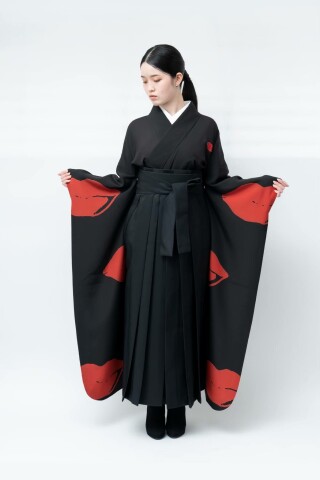 No.13538 唇クチビル × 無地袴