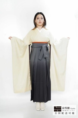 No.13543 紬 × グラデーション袴