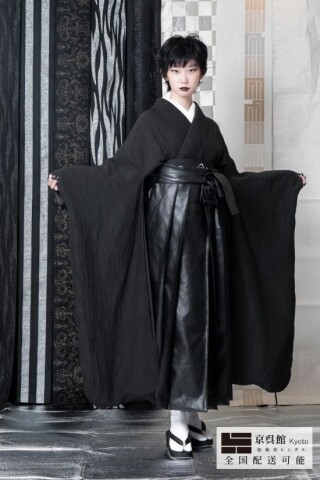 No.13550 楊柳 × オリジナルレザー袴