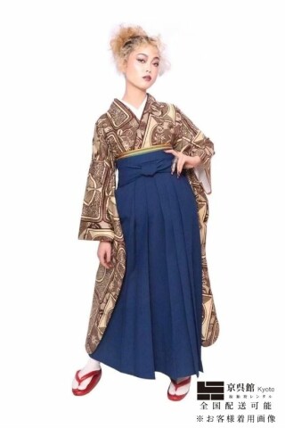 WAFRICA着物 × 無地袴