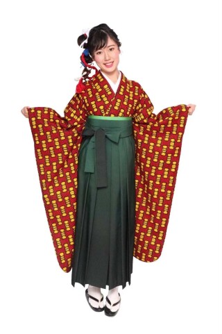 No.13567 WAFRICA着物 × グラデーション袴