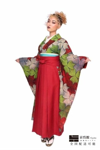 No.13568 WAFRICA着物 × 無地袴