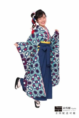 No.13570 WAFRICA着物 × 無地袴