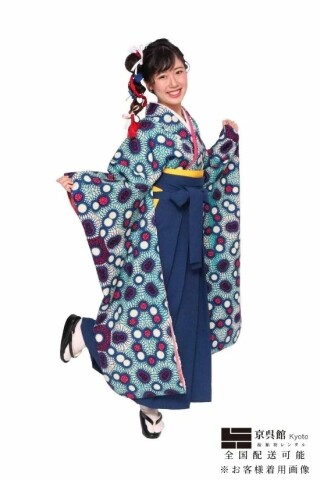 WAFRICA着物 × 無地袴