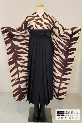 No.13577 アニマル「ゼブラ」 × 無地袴