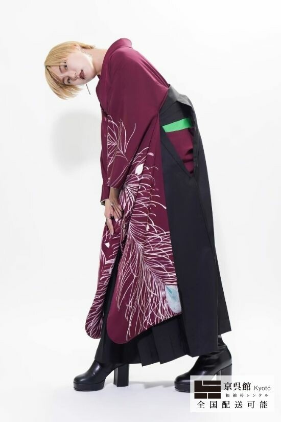 孔雀 × 無地袴の衣装画像3
