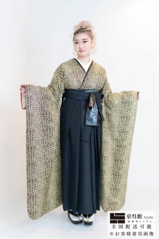 WAFRICA着物 × 無地袴