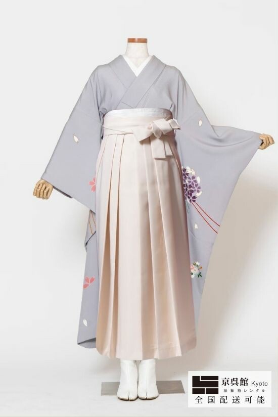 花かんざし×無地袴の衣装画像1