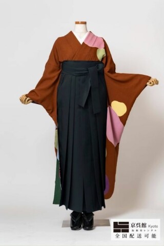 No.14087 あじさい×無地袴