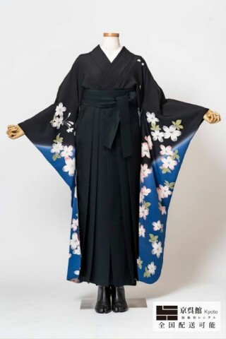 No.14089 夜桜×無地袴