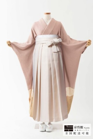 No.14105 源氏香に桜×無地袴