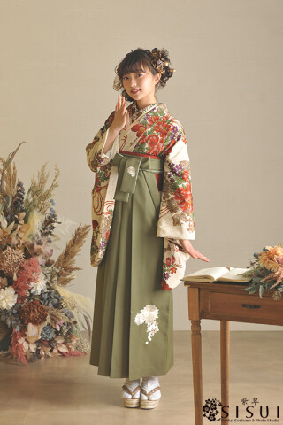 No.554 着物_1689　袴1174E