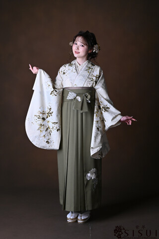 No.585 着物_ 1896 袴 _1174E