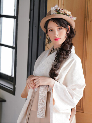 No.940 -Raffine mocha-　Lace&Jacguard