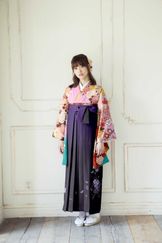 No.1006 岡山辻が花レンタル　卒業袴