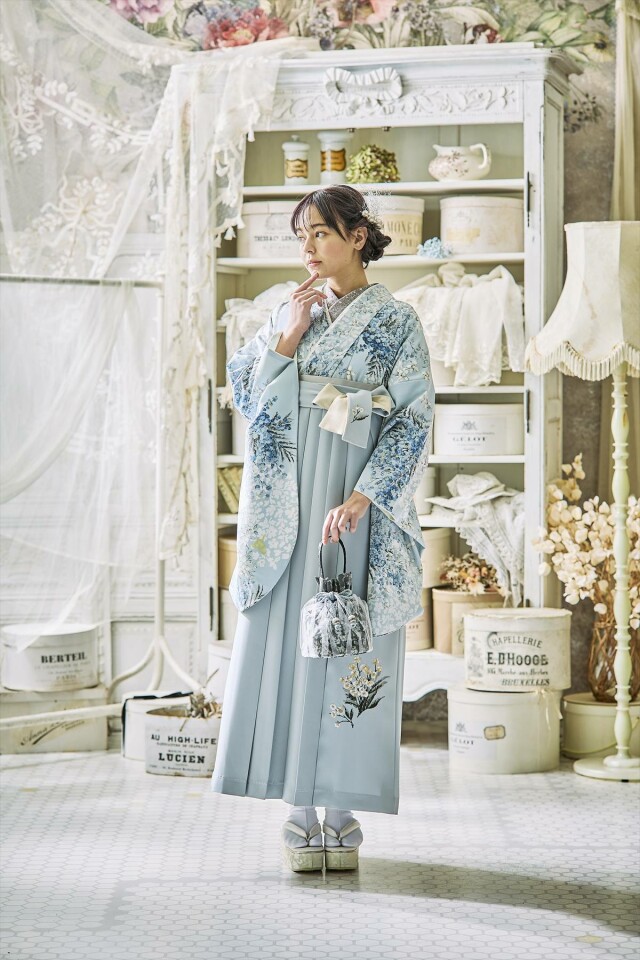 卒業式着物＆袴レンタルパックの衣装画像1