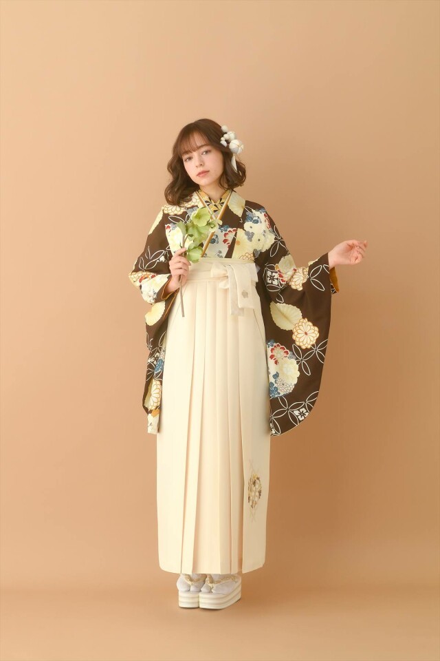 卒業式着物&袴レンタルパックの衣装画像1