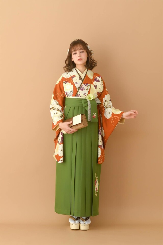 卒業式着物&袴レンタルパックの衣装画像1