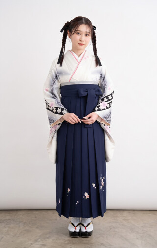 No.14405 白×ネイビー