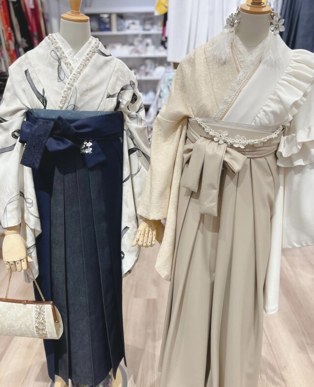 【インスタ掲載】リボン柄＆ベージュフリルの衣装画像1