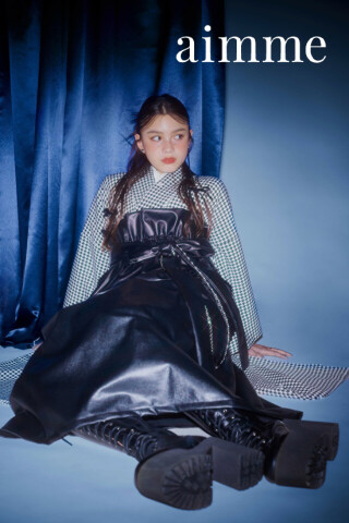 オリジナル袴【メタリックブラック】