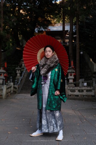 No.14056 成人式　紋付袴セット