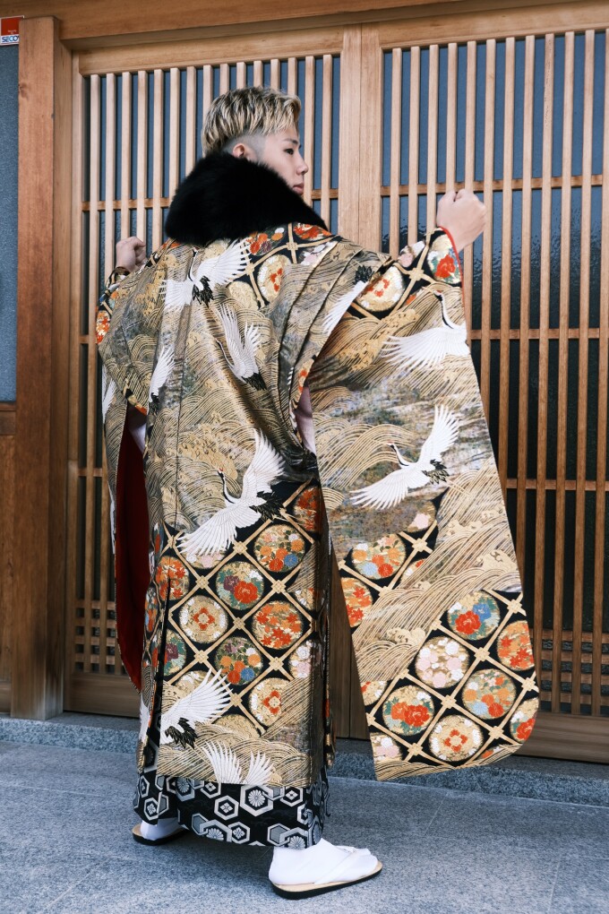 ゲキ渋ド派手陣羽織セット