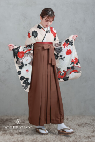 No.14142 菊に松竹梅 茶