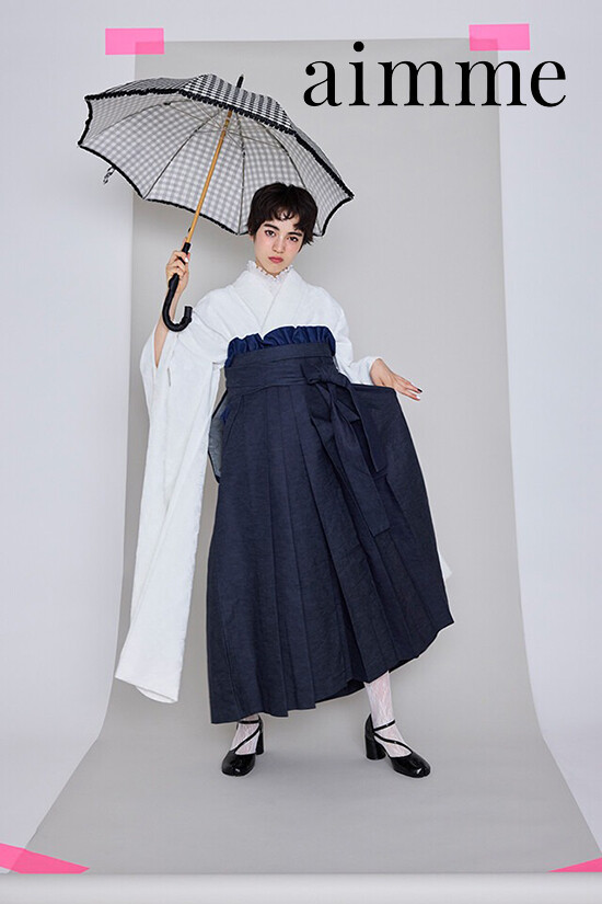 【ジュリアンヌちゃん着用】デニム袴の衣装画像1