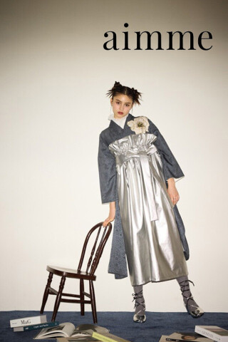 No,4365×metallic color HAKAMA [silver]