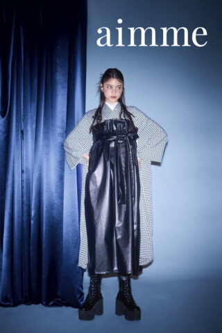 No.7663 オリジナル千鳥柄×metallic color HAKAMA [black]