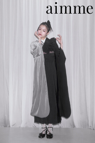 【さくらちゃん着用】aimme original バイカラーフリル