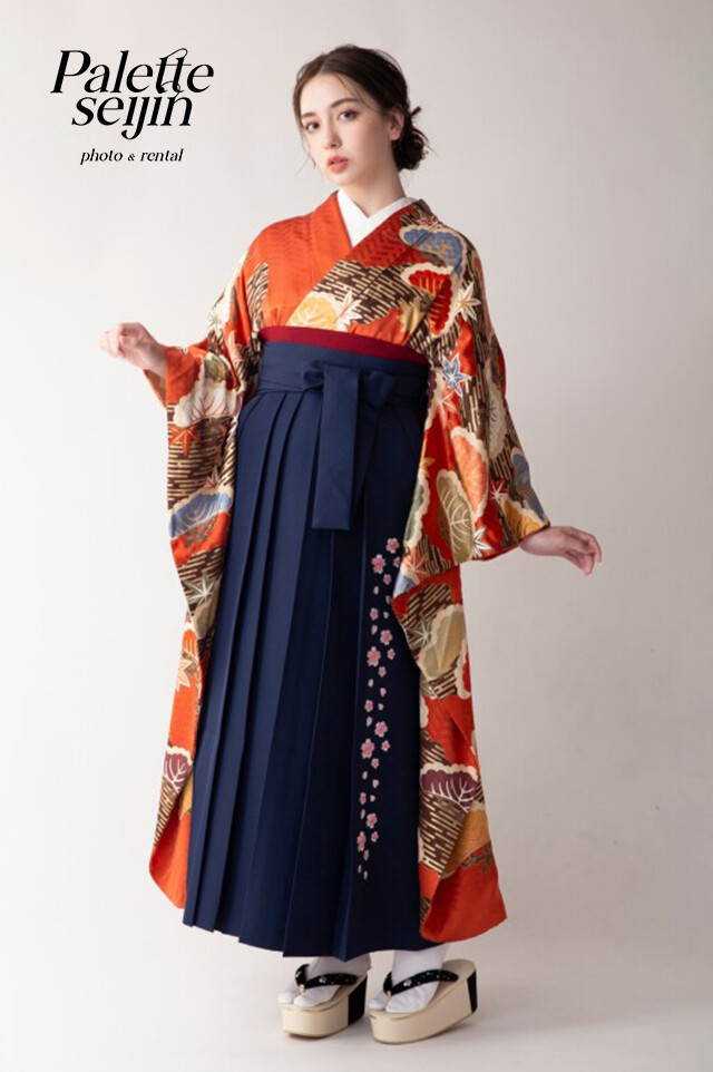 オレンジ×紺の衣装画像1