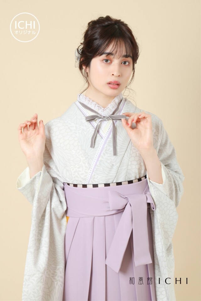 M0057 糸目菊 / グレーの衣装画像2