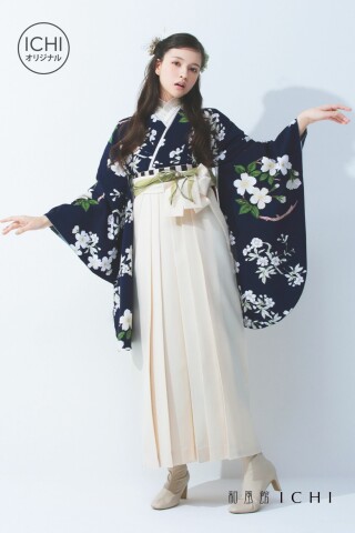 No.9719 M0114　桜丸紋 / 紺