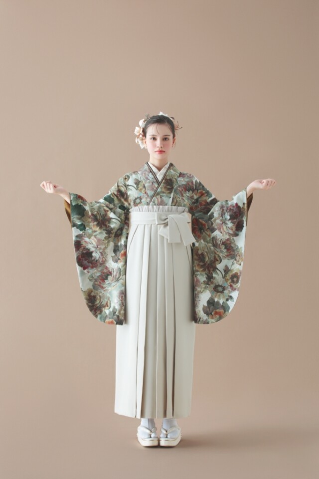 M0104　油彩ローズ(エクリュ)の衣装画像1