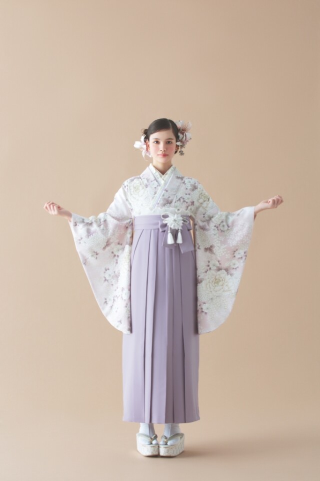 M0113　牡丹ぼかし(ピンク)の衣装画像1