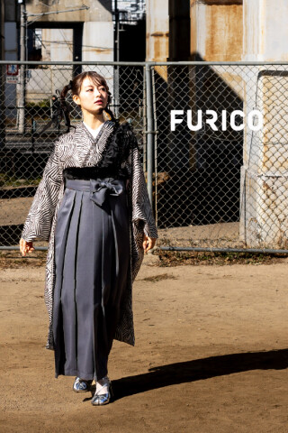 No.12489 幾何学模様×グレー