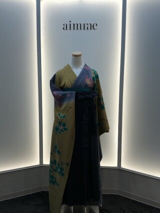 No.14725 黄×aimmeオリジナルデニム袴