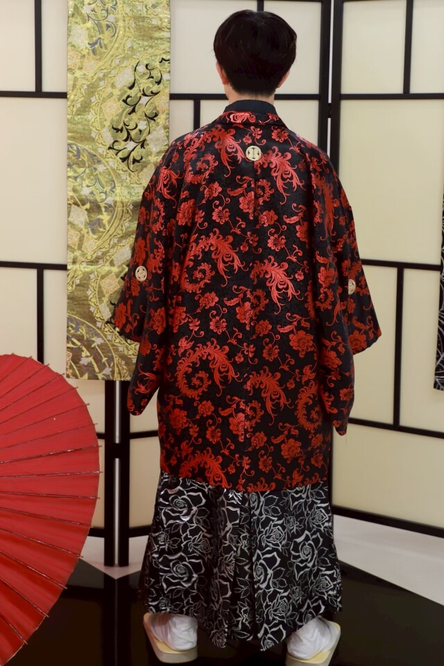 【男袴】#バラ#派手男子の衣装画像3