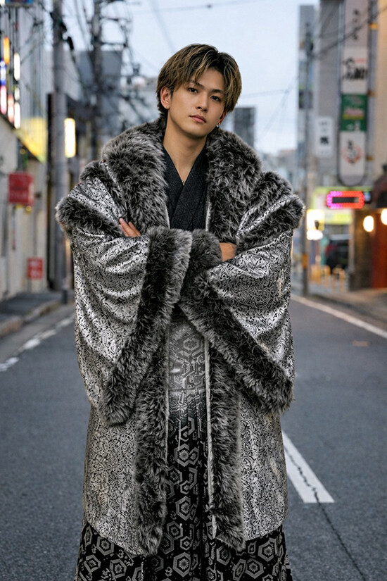 【男袴】BASARA #グレー#派手男子の衣装画像2