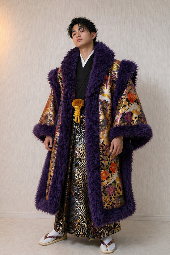【男袴】BASARA #黒#派手男子の衣装画像1