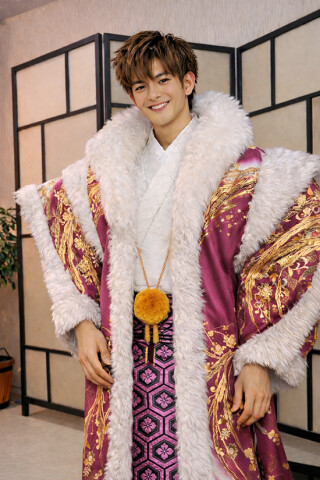 No.14275 【男袴】BASARA　＃紫＃派手男子