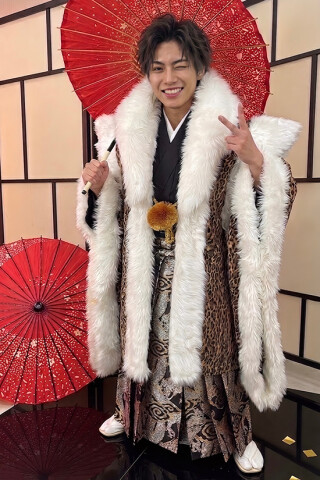 No.14277 【男袴】BASARA　＃ゴールド＃派手男子