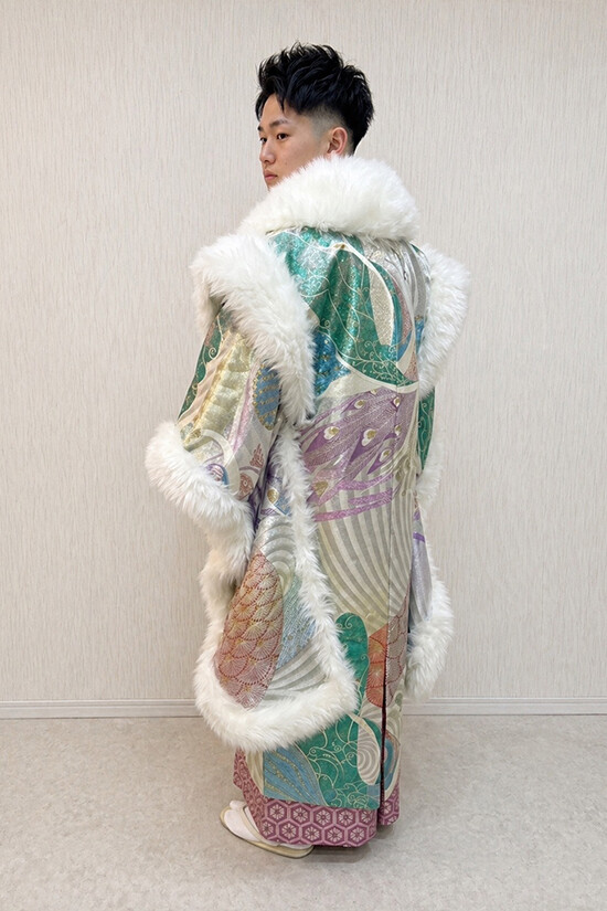 【男袴】BASARA #紫#派手男子の衣装画像2